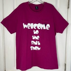 U.S. POLO ASSN. Welcome to the Sh!t Show T Shirt Sz XL 100% Cotton NWT